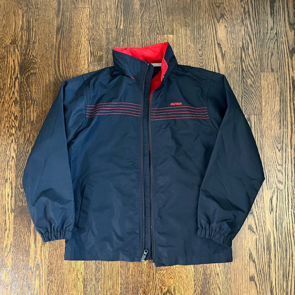 Tommy Hilfiger Red and Navy Jacket